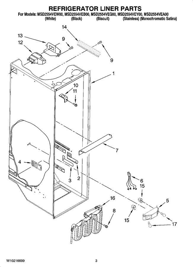 Diagram for MSD2554VEA00