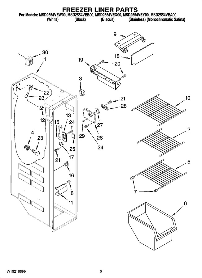 Diagram for MSD2554VEB00