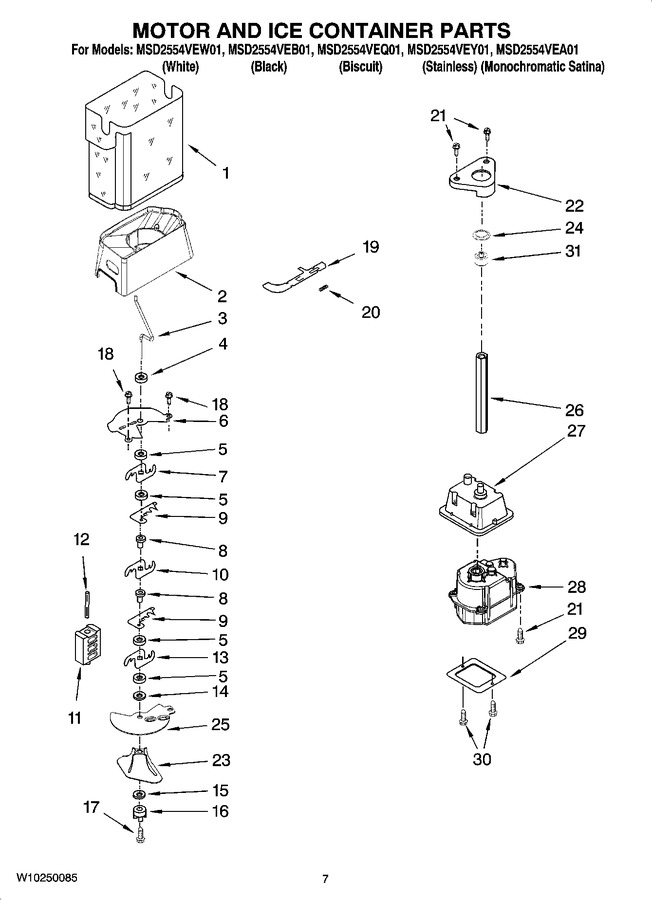 Diagram for MSD2554VEA01