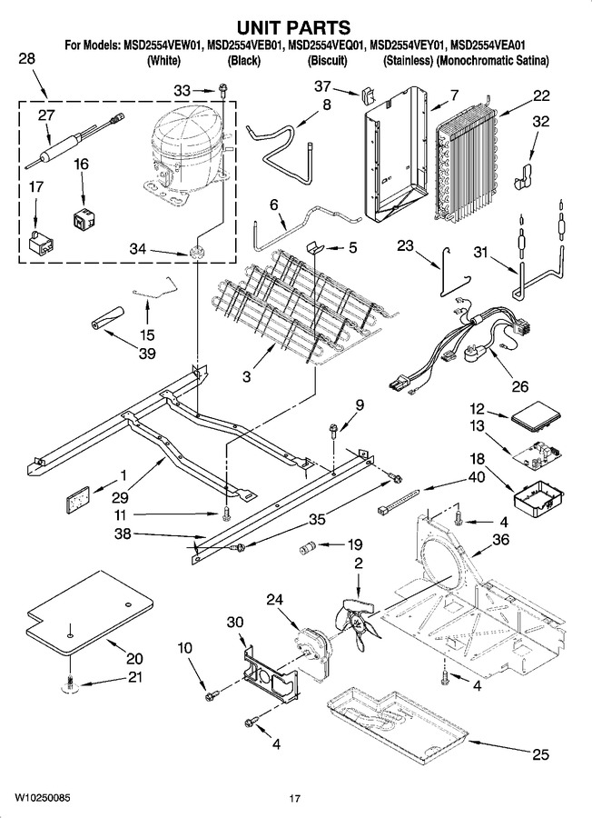 Diagram for MSD2554VEA01