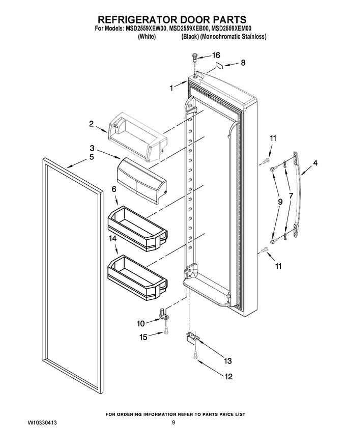 Diagram for MSD2559XEW00