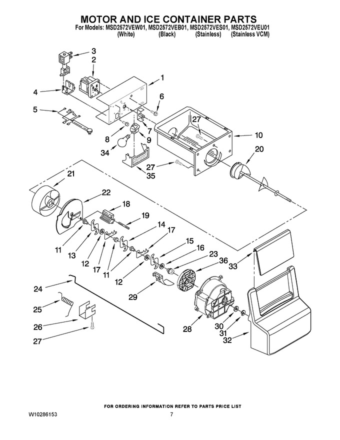 Diagram for MSD2572VES01
