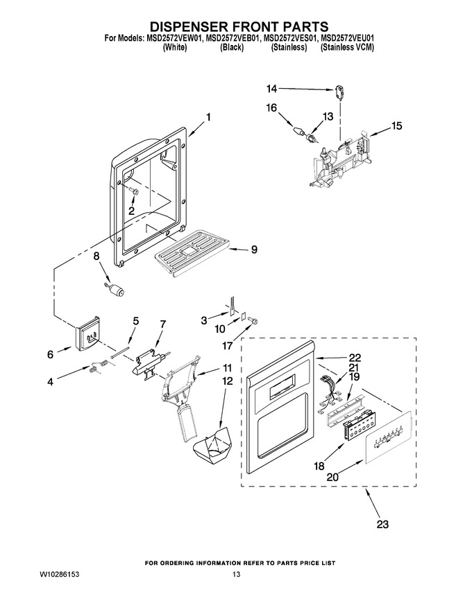 Diagram for MSD2572VES01