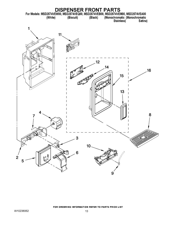 Diagram for MSD2574VEB00