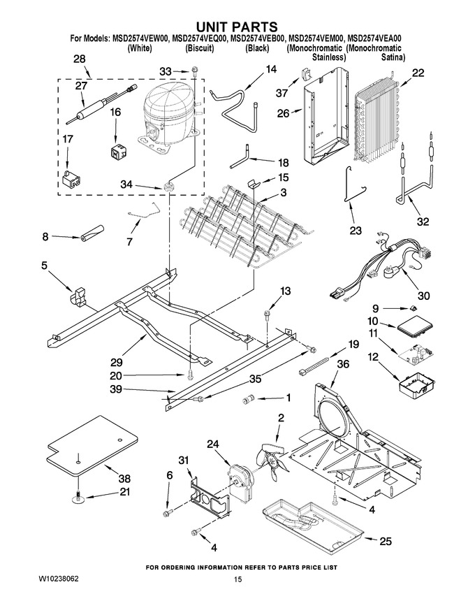 Diagram for MSD2574VEQ00