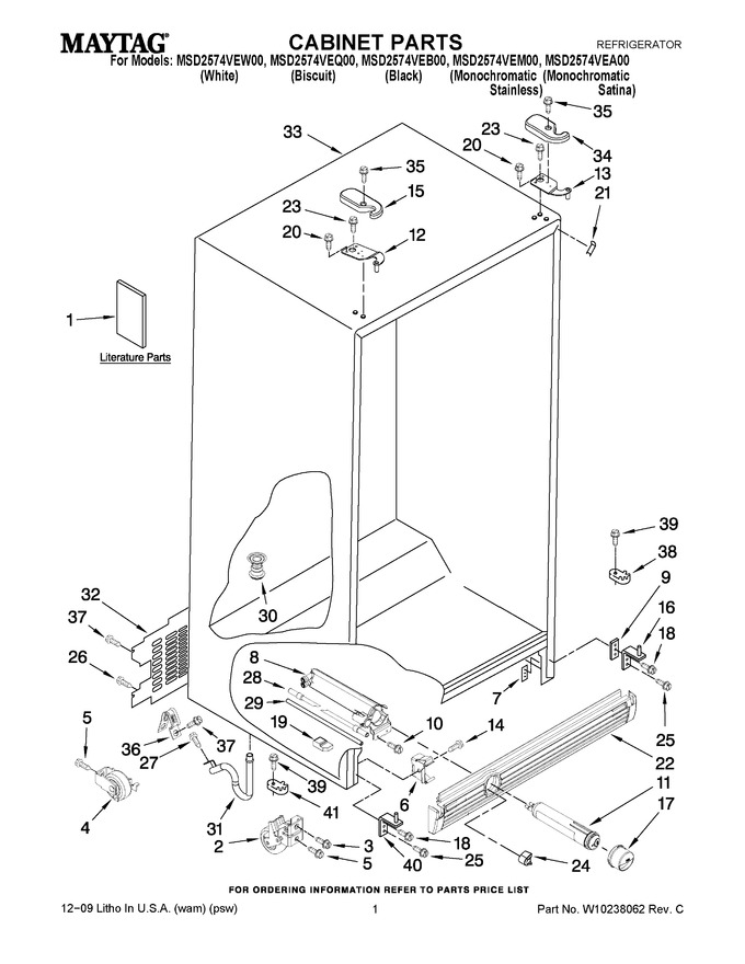 Diagram for MSD2574VEQ00
