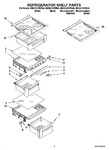 Diagram for 03 - Refrigerator Shelf Parts