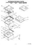 Diagram for 03 - Refrigerator Shelf Parts