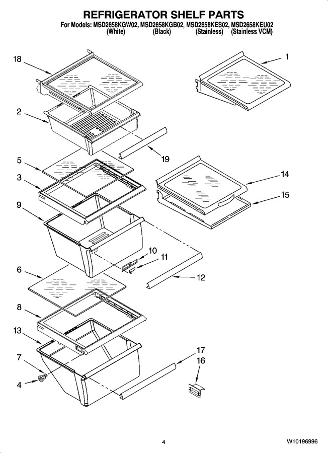 Diagram for MSD2658KGW02