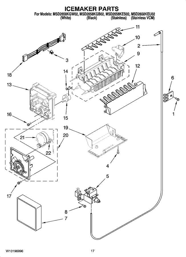 Diagram for MSD2658KGW02
