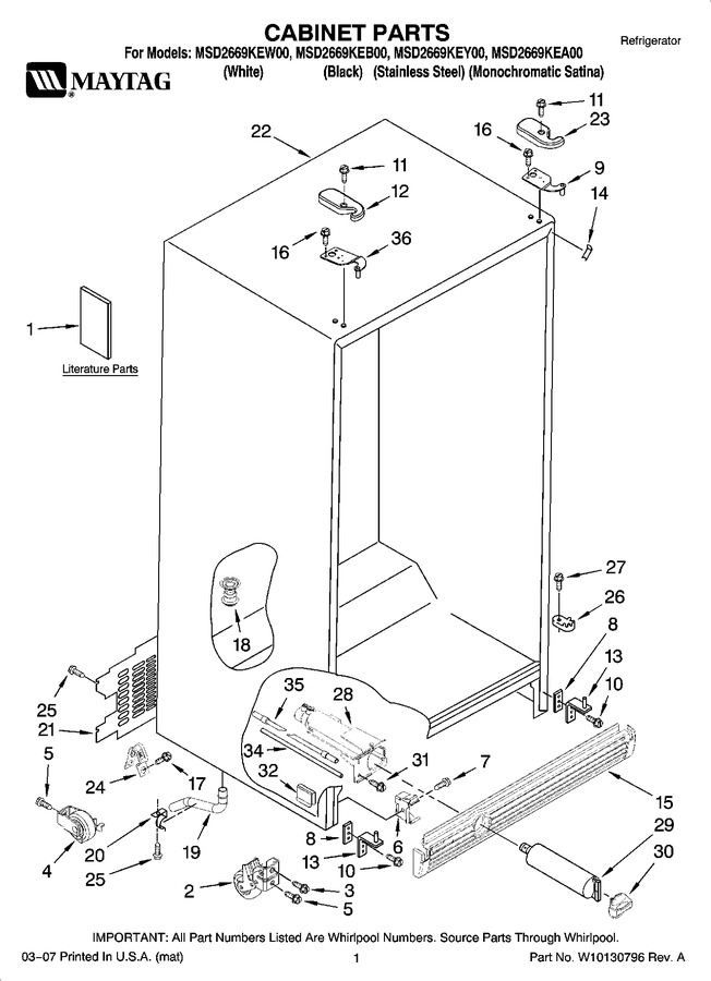 Diagram for MSD2669KEY00