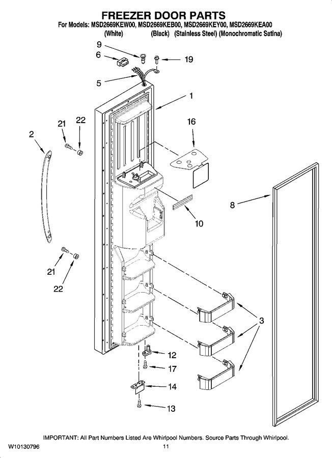 Diagram for MSD2669KEB00