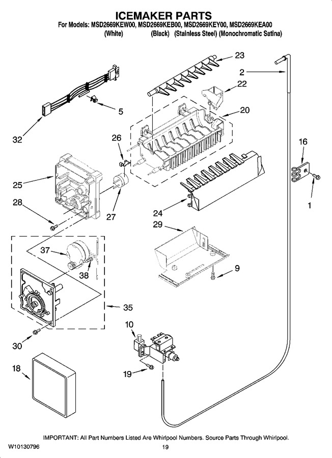 Diagram for MSD2669KEB00
