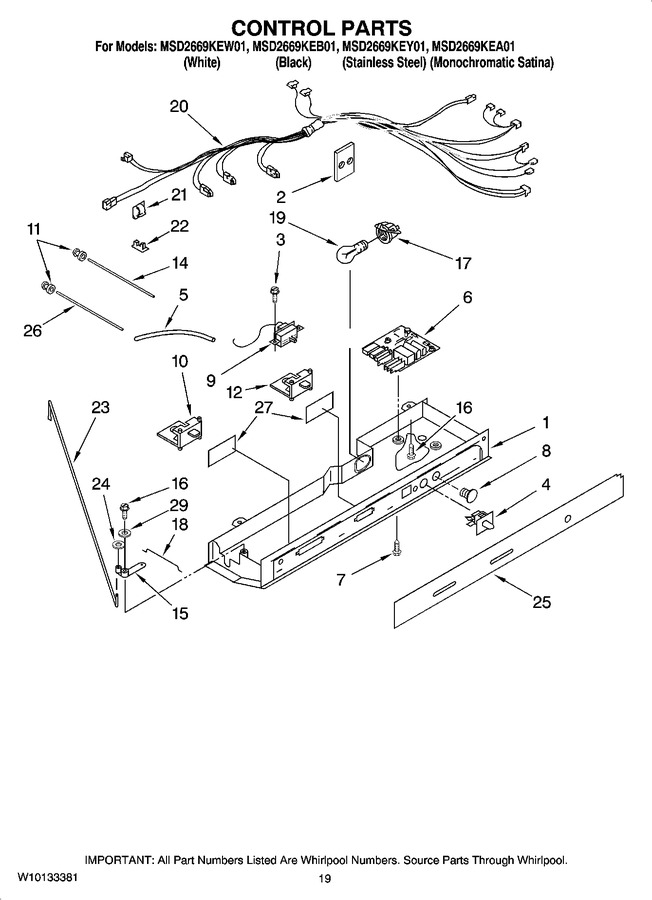 Diagram for MSD2669KEB01