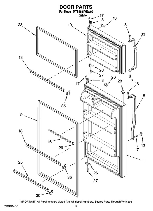 Diagram for MTB1551VEW00