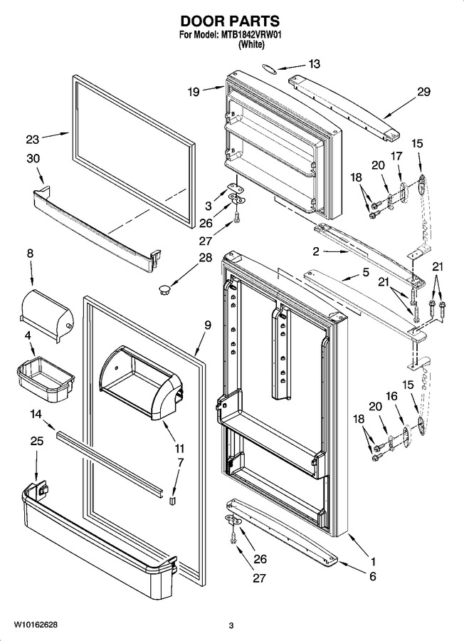 Diagram for MTB1842VRW01