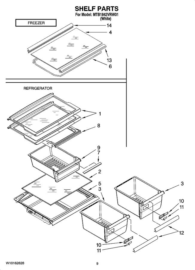 Diagram for MTB1842VRW01