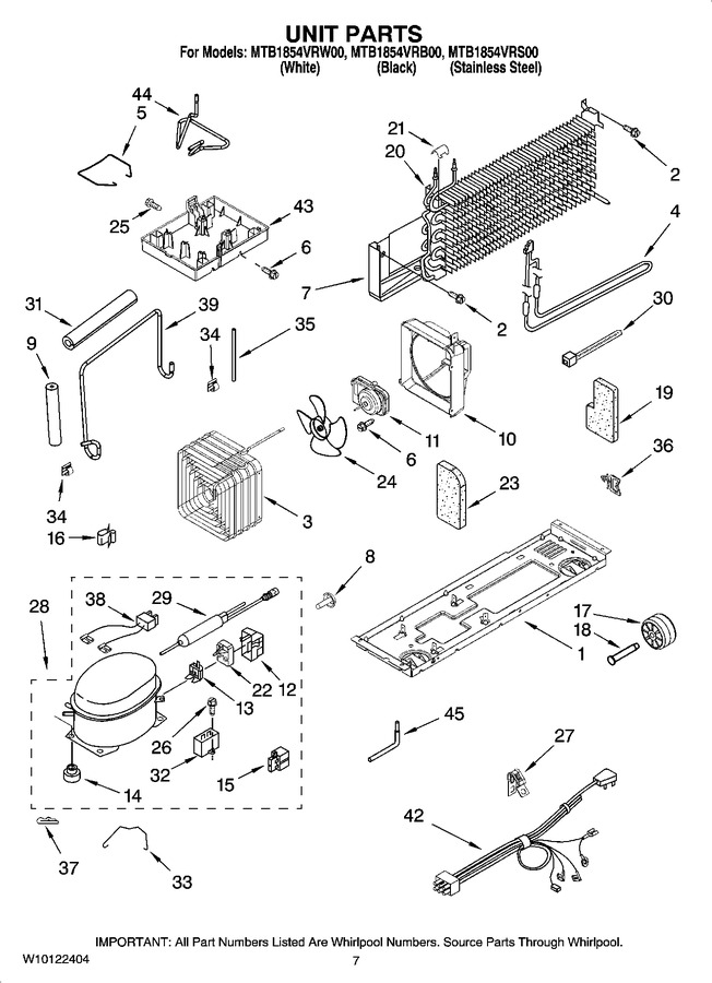 Diagram for MTB1854VRW00