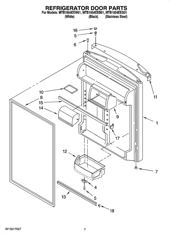 Diagram for MTB1954EEW01