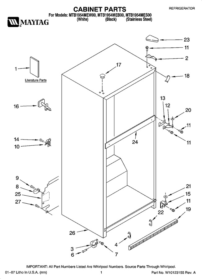 Diagram for MTB1954MEB00