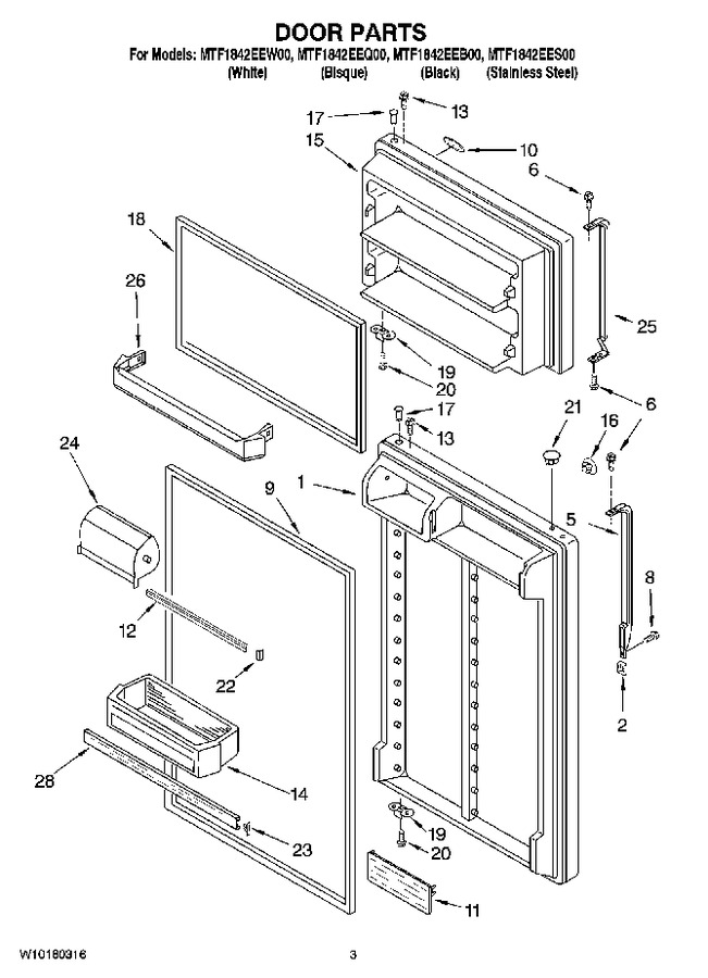 Diagram for MTF1842EEW00