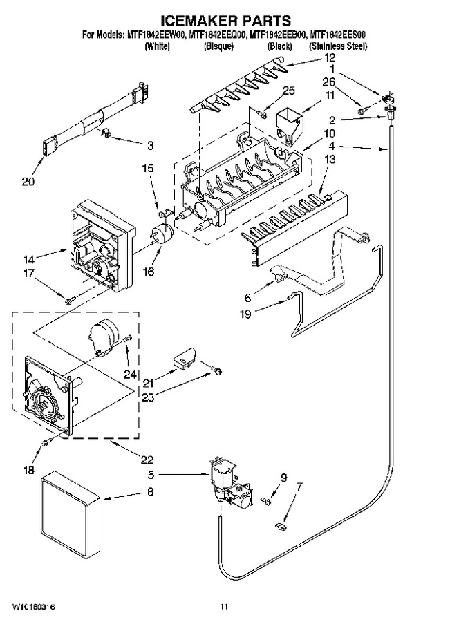 Diagram for MTF1842EEW00