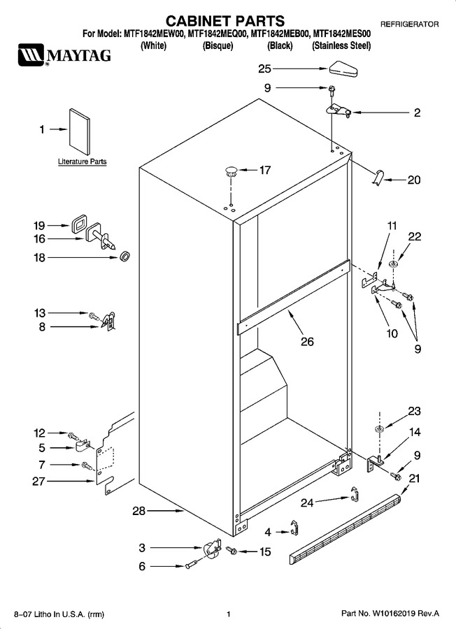 Diagram for MTF1842MEB00