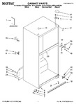 Diagram for 01 - Cabinet Parts