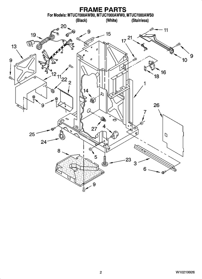 Diagram for MTUC7000AWS0