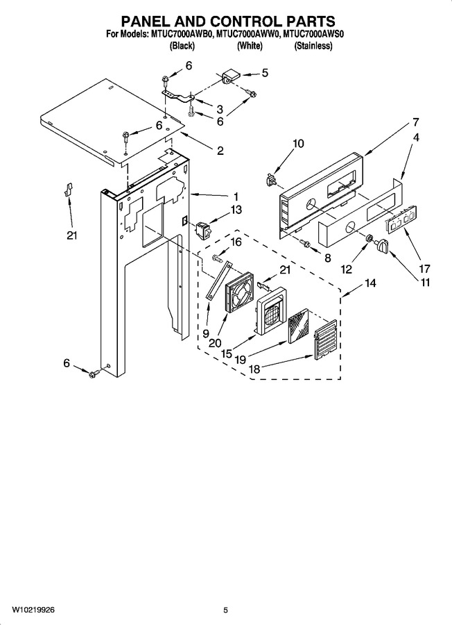 Diagram for MTUC7000AWW0