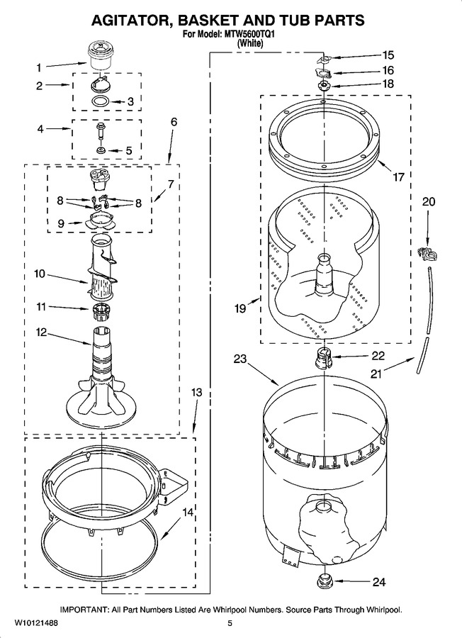 Diagram for MTW5600TQ1