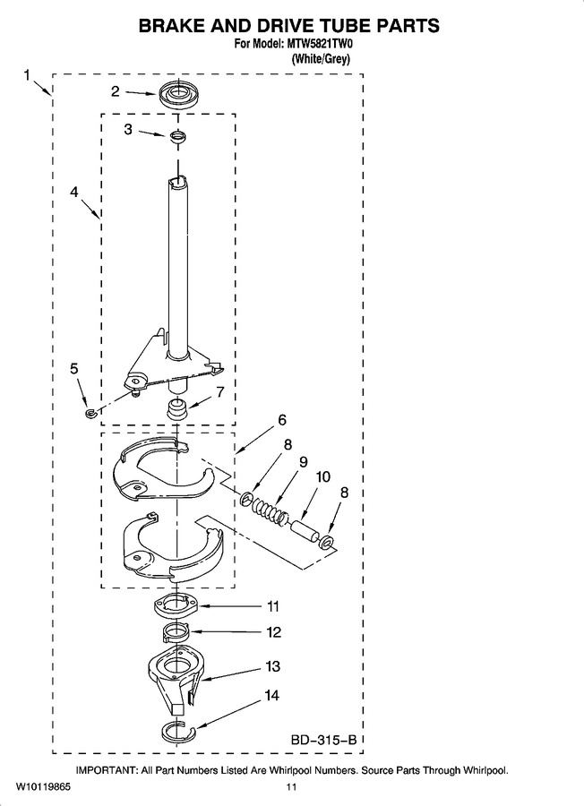 Diagram for MTW5821TW0
