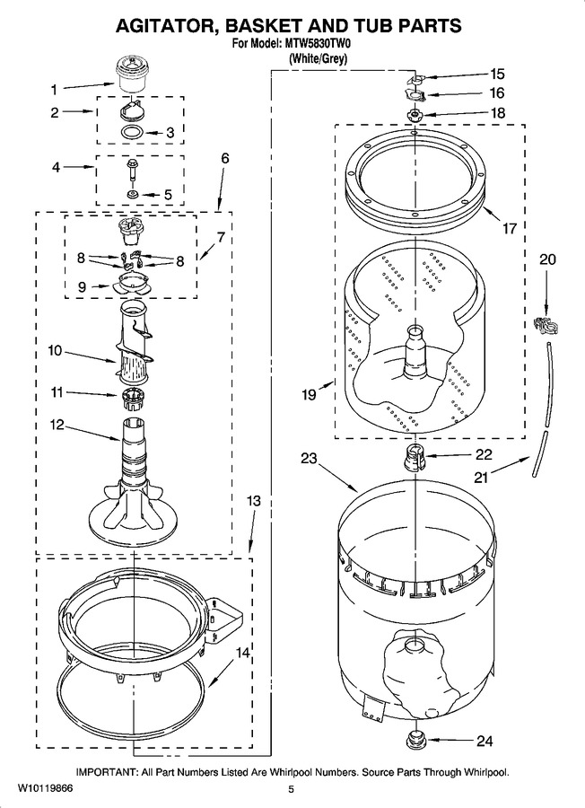 Diagram for MTW5830TW0