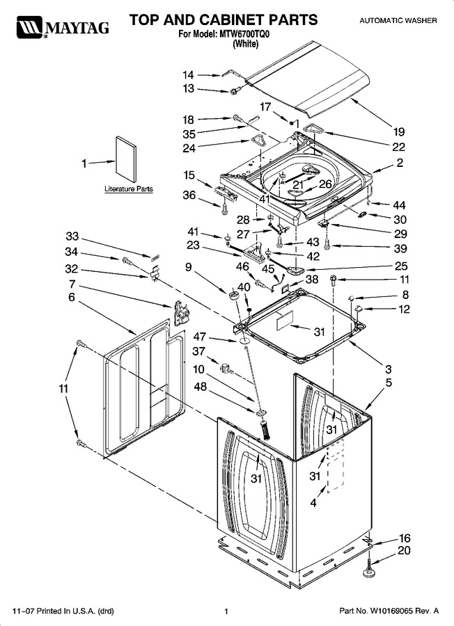 Diagram for MTW6700TQ0