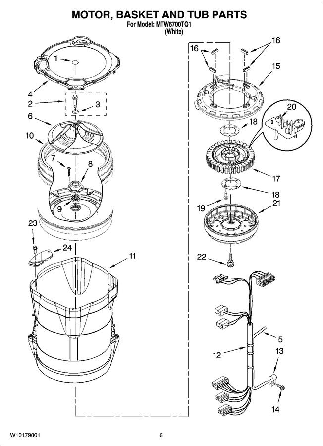 Diagram for MTW6700TQ1