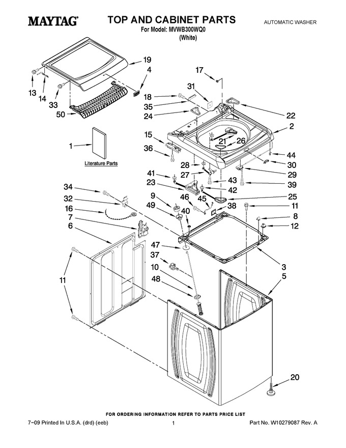 Diagram for MVWB300WQ0