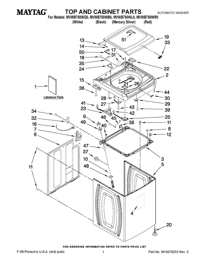 Diagram for MVWB750WL0