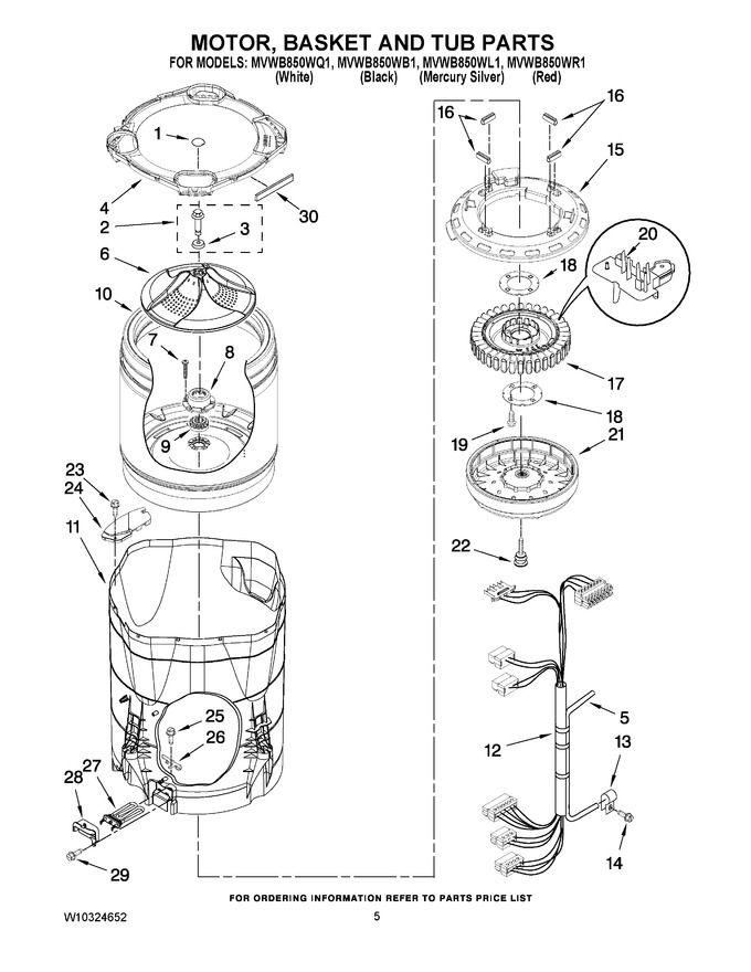 Diagram for MVWB850WR1