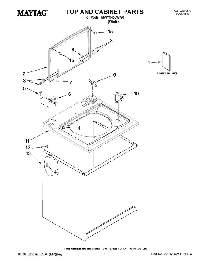 Diagram for MVWC450WW0