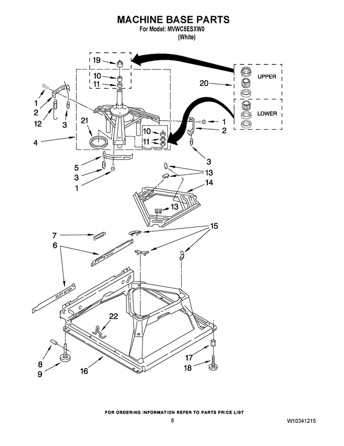 Diagram for MVWC5ESXW0