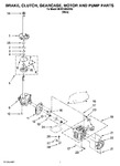 Diagram for 04 - Brake, Clutch, Gearcase, Motor And Pump Parts
