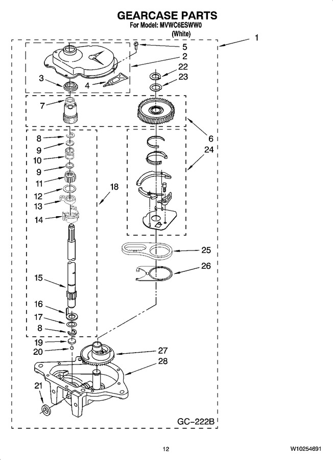 Diagram for MVWC6ESWW0