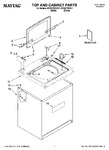 Diagram for 01 - Top And Cabinet Parts