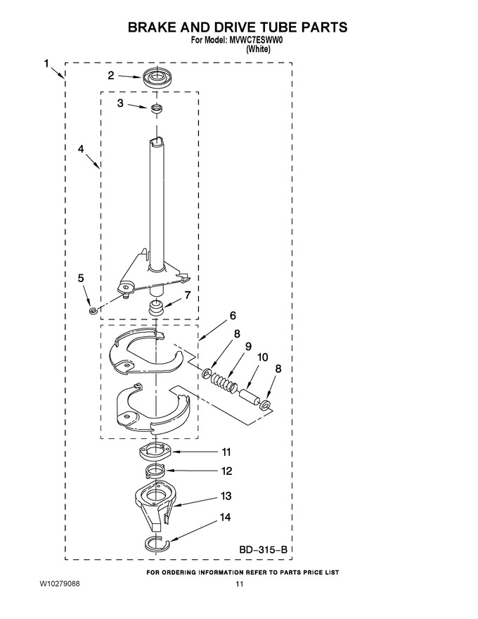 Diagram for MVWC7ESWW0
