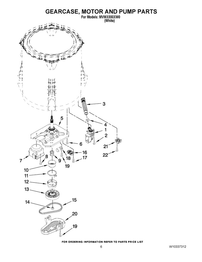 Diagram for MVWX550XW0