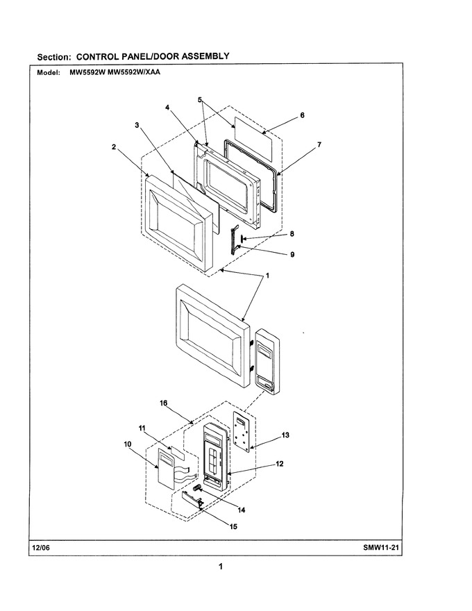 Diagram for MW1030SB/XAA