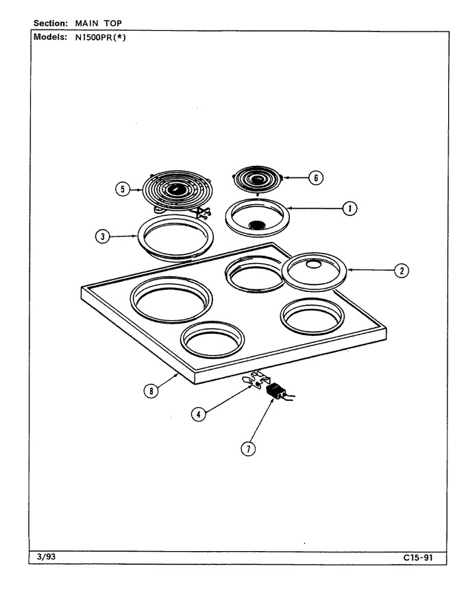 Diagram for N1500PRW