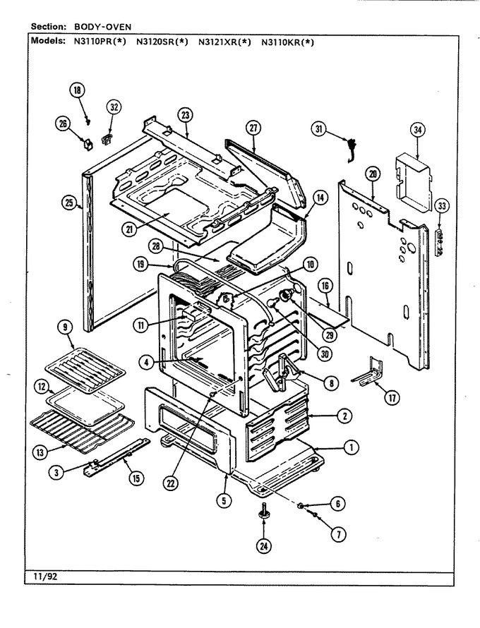 Diagram for N3120SRW