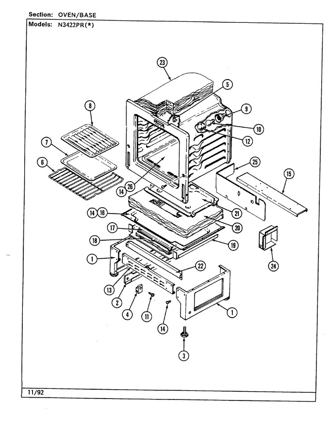 Diagram for N3422PRW