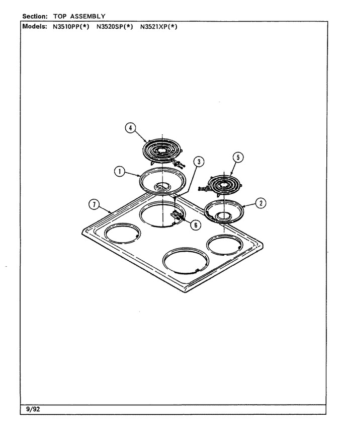 Diagram for N3510PPW